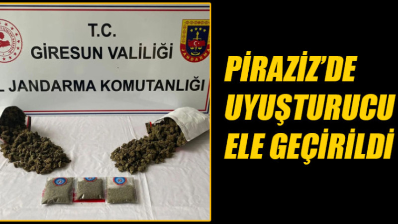 Piraziz'de 2 Kilo uyuşturucu madde ele geçirildi!